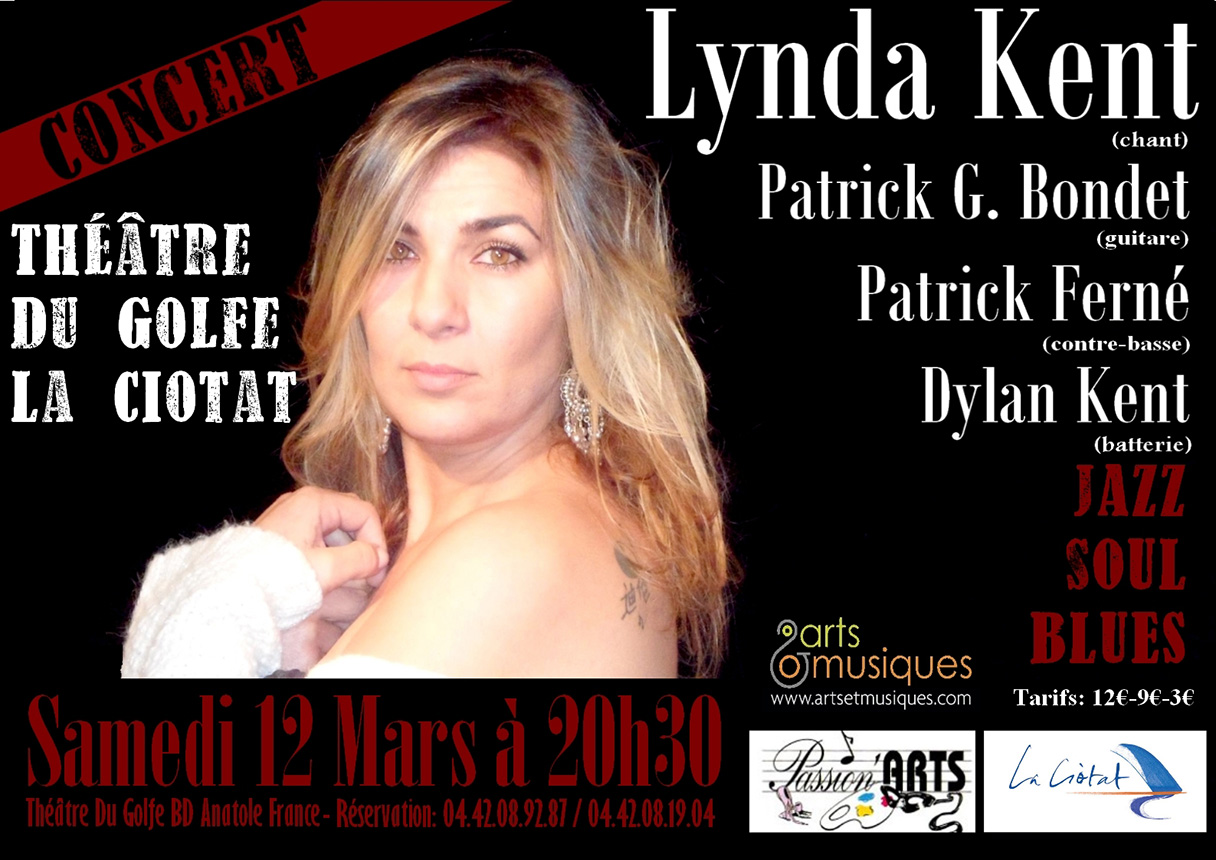 Samedi 12 mars 2016 – 20h30 – Théâtre du Golfe